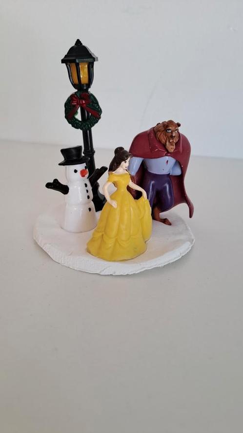 Belle en het beest Disney kerst beeldje, Verzamelen, Disney, Zo goed als nieuw, Beeldje of Figuurtje, Assepoester of Belle, Ophalen of Verzenden