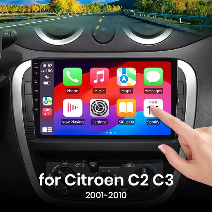 Android/Apple Carplay Autoradio, Auto diversen, Autoradio's, Zo goed als nieuw, Ophalen of Verzenden