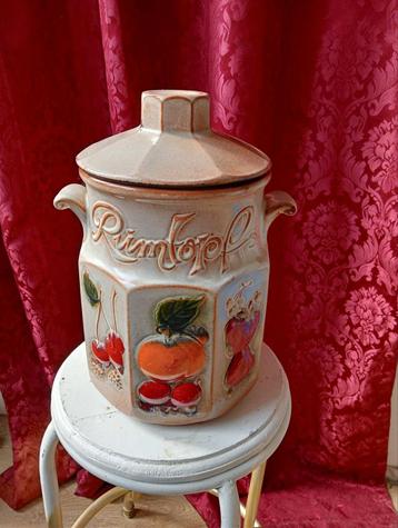Rumtopf.  Vintage jaren 40 a 50 beschikbaar voor biedingen