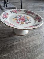 Vintage Gloria Bayreuth Taartplateau, Porselein of Keramiek, Schaal, Rond, Ophalen of Verzenden