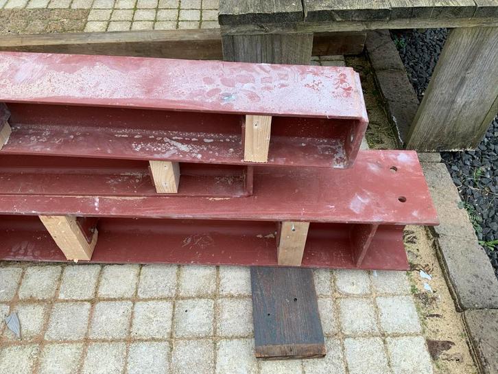 Stalen H balken voor draagmuur, Doe-het-zelf en Verbouw, Metalen, Gebruikt, IJzer, Ophalen