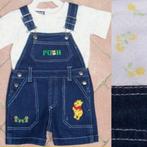SALE Winnie the Pooh denim tuinbroek+shirt maat 104 NIEUW* a, Kinderen en Baby's, Kinderkleding | Maat 104, Nieuw, Pooh 100 Acre Collection