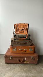Leuke oude koffers, leuk voor decoratie of props voor toneel, Sieraden, Tassen en Uiterlijk, Koffers, Overige materialen, Gebruikt
