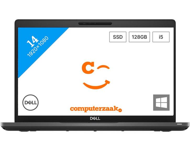 Dell Latitude 5400/Intel Core i5 1.6GHz/8GB/256GB SSD, Computers en Software, Windows Laptops, Refurbished, 14 inch, SSD, 2 tot 3 Ghz