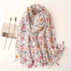 Bohemian Sjaal met Bloemen - Nieuw, Bohemian Style, Verzenden, Nieuw