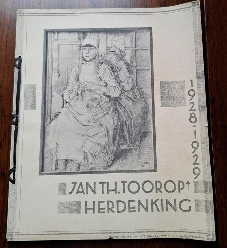 Zeldzaam herdenkingsboek Jan Toorop, Boeken, Kunst en Cultuur | Beeldend, Zo goed als nieuw, Ophalen of Verzenden