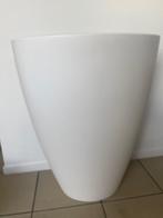 Drie witte ELHO plantenbakken, Tuin en Terras, Bloembakken en Plantenbakken, Ophalen, Tuin, Kunststof, Minder dan 60 cm