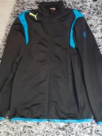 Puma trainingsjas mt 164 zwart, Kinderen en Baby's, Kinderkleding | Maat 164, Puma, Ophalen of Verzenden, Zo goed als nieuw, Jongen