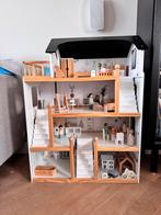 Petite Amélie Poppenhuis - Zwart/Grijs/Wit, Kinderen en Baby's, Speelgoed | Poppenhuizen, Ophalen, Gebruikt, Poppenhuis