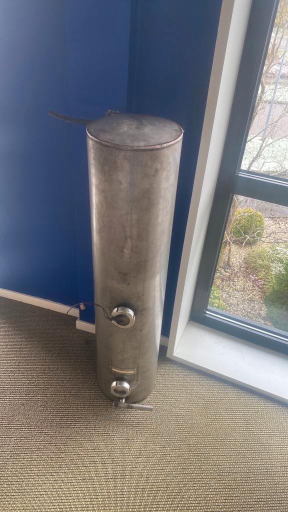 RVS inbouw tank rond benzine/diesel, Watersport en Boten, Accessoires en Onderhoud, Nieuw, Motor en Techniek, Ophalen