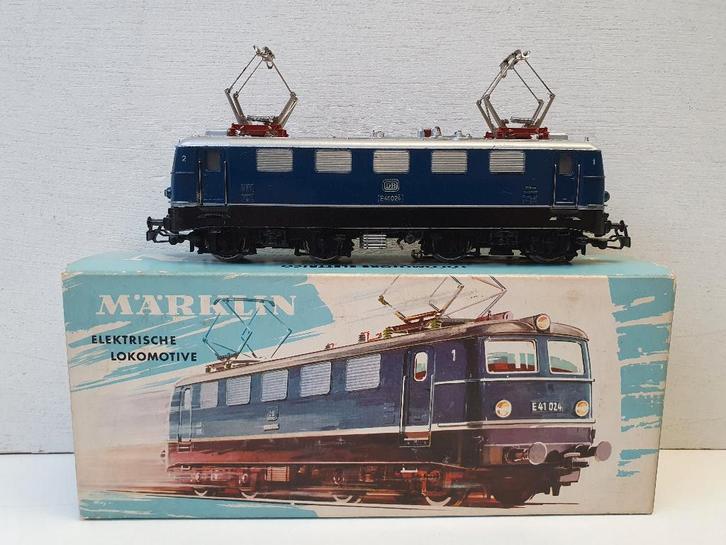 MARKLIN H0 3034 El. locomotief E41 024 analoog wisseltr. OVP, Hobby en Vrije tijd, Modeltreinen | H0, Gebruikt, Locomotief, Wisselstroom