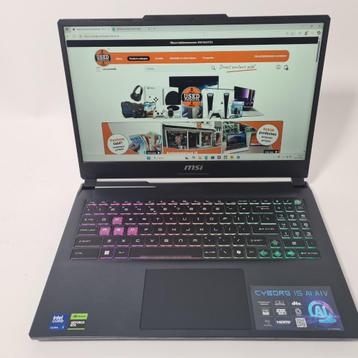 MSI Cyborg 15 AI A1V | RTX 4050 6GB | Ultra 7 | 16GB | 512GB beschikbaar voor biedingen
