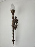 Toortslamp Wandlamp - 85cm, Huis en Inrichting, Lampen | Wandlampen, Ophalen, Gebruikt, Glas, Klassiek