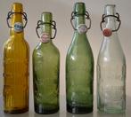 4 oude franse limonade beugelflessen beugelfles b11, Antiek en Kunst, Ophalen