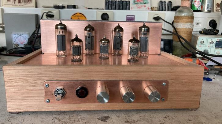 Buizenversterkers zelfbouw (3 stuks), Audio, Tv en Foto, Buizenversterkers, Versterker, Ophalen