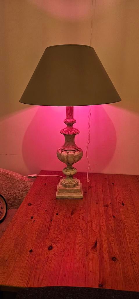 Mooi opgeknapt tafellamp, Ophalen, Zo goed als nieuw, Minder dan 50 cm