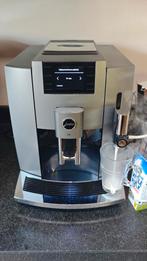 Jura E8 Dark inox met service en garantie, Ophalen, Afneembaar waterreservoir, Dereparatiewinkel.nl, 10 kopjes of meer