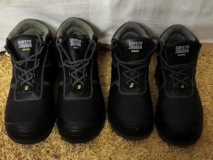 2 Paar Safety Jogger BESTBOY S3 Veiligheidsschoenen, Kleding | Heren, Schoenen, Zo goed als nieuw, Werkschoenen, Zwart, Ophalen of Verzenden