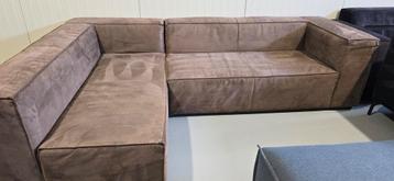 Hoekbank whekamp own suède look bruin microvezel  beschikbaar voor biedingen