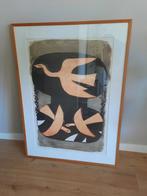 Vintage Litho print Georges Braque Three Birds France 1968, Antiek en Kunst, Kunst | Litho's en Zeefdrukken, Ophalen