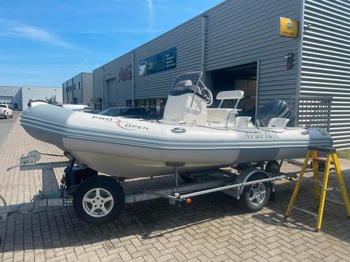 Zodiac 550 Pro, Watersport en Boten, Rubberboten, Gebruikt, Zodiac, Overige materialen, Minder dan 70 pk, Benzine, Ophalen