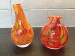 Vintage Cá d”Oro glas vazen., Overige kleuren, Ophalen of Verzenden, Minder dan 50 cm, Glas