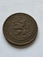 1 cent wilhelmina 1901, Postzegels en Munten, Munten | Nederland, Koningin Wilhelmina, Ophalen of Verzenden, 1 cent