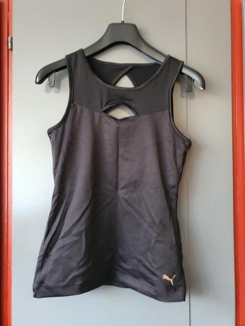Leuke Zwarte Puma Sporttop - Maat M/38/10 -, Kleding | Dames, Sportkleding, Fitness of Aerobics, Maat 38/40 (M), Zwart, Ophalen of Verzenden