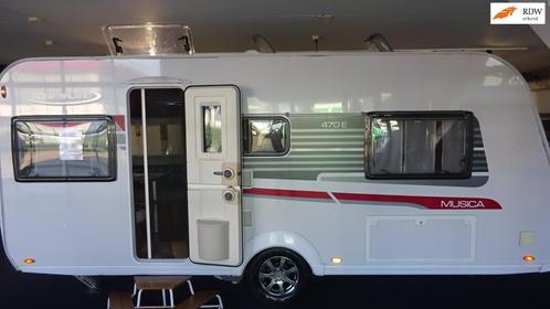 LMC MUN MUSICA 470 E 2013 ENKELE BEDDEN RONDZIT MOVER TOP, Caravans en Kamperen, Caravans, Bedrijf, tot en met 4, 1250 - 1500 kg