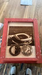 Feyenoord schilderij, Huis en Inrichting, Ophalen, Zo goed als nieuw, Hout, Minder dan 50 cm