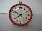 HEMA red mechanical alarm clock 90s, Antiek en Kunst, Ophalen of Verzenden