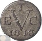 VOC - Brits Bestuur - Java - Tinnen 1 duit 1813, Postzegels en Munten, Munten | Nederland, Overige waardes, Ophalen of Verzenden
