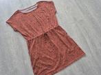 Bruin Oranje Panter Jurkje Maat 44, Kleding | Dames, Jurken, Bruin, Maat 42/44 (L), Ophalen of Verzenden, Zo goed als nieuw