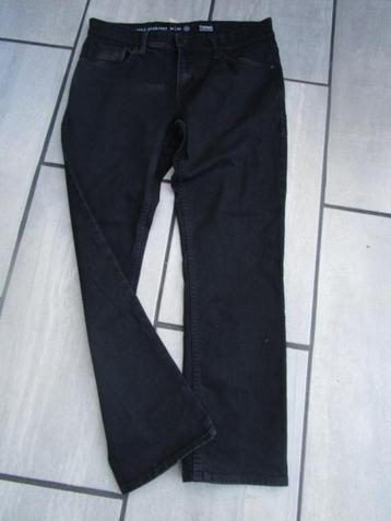 Heren stretch thermo jeans, zwart W34 L30 beschikbaar voor biedingen