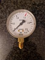 Manometer acetyleen reduceerventiel, Ophalen of Verzenden, Zo goed als nieuw, Overige typen