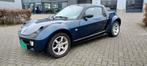 Smart Roadster Cabrio 0.7 Turbo Automaat 2004 Zwart/Blauw., Auto's, Smart, Automaat, Achterwielaandrijving, Zwart, Roadster