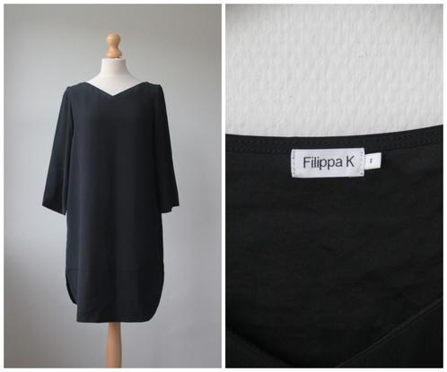 Filippa K - prachtige elegante jurk / zwart / maat S, Kleding | Dames, Jurken, Zo goed als nieuw, Maat 36 (S), Zwart, Boven de knie