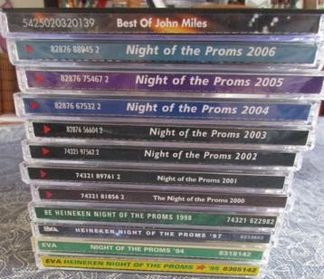 11 cds NIght of the proms 94 95 97 98 00 01 02 03 04 05 06  beschikbaar voor biedingen