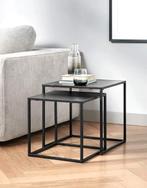 Livarno San Diego Bijzettafel Set nieuw, Ophalen, Minder dan 55 cm, Vierkant, Nieuw