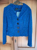 Blazer jasje van Moq maat 44 travelstof blauw zwart., Maat 42/44 (L), Moq, Zo goed als nieuw, Jasje