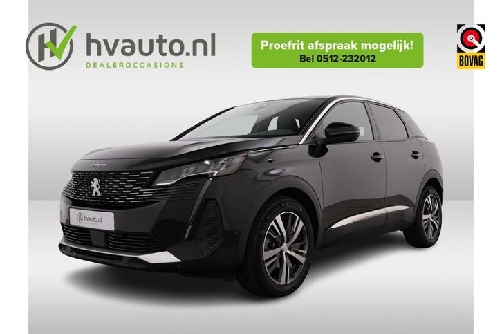 Peugeot 3008 1.2 PURETECH 130PK ALLURE EAT8 | Elektrische ac, Auto's, Peugeot, Bedrijf, Te koop, ABS, Achteruitrijcamera, Airbags