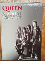 Queen Absolute Greatest boek met 2 CDs, Cd's en Dvd's, Ophalen of Verzenden, Zo goed als nieuw, Pop