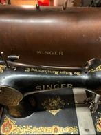 Antieke Singer Naaimachine met Koffer, Antiek en Kunst, Antiek | Naaimachines, Ophalen of Verzenden
