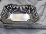 Bonbon schaaltje Antiek Verzilverd Edwardiaans Bonbonnière, Ophalen, Zilver