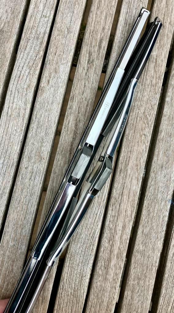 Chrome oldtimer ruitenwissers oa Porsche 911 / 912, Auto diversen, Auto-accessoires, Nieuw, Ophalen of Verzenden