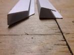kunststof rand profiel wit , 1 cm , lengtes 130 en 70 cm, Ophalen of Verzenden, Nieuw, Kunststof