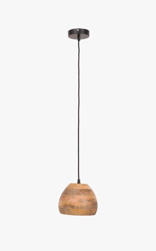 2 Dutchbone Woody hanglampen, lees beschrijving, Huis en Inrichting, Lampen | Hanglampen, Nieuw, 75 cm of meer, Ophalen