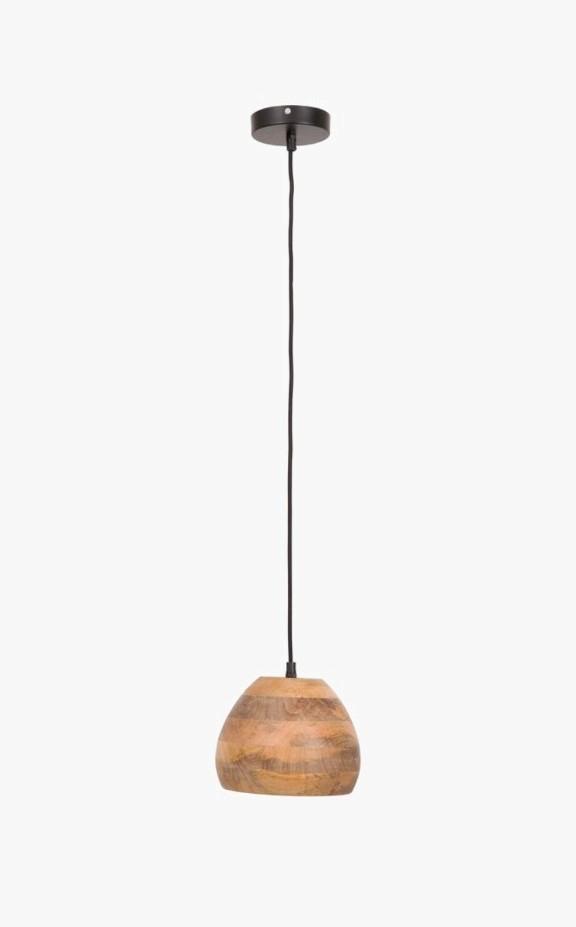 2 Dutchbone Woody hanglampen, lees beschrijving, Huis en Inrichting, Lampen | Hanglampen, Nieuw, 75 cm of meer, Ophalen