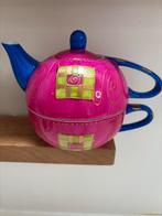 Nieuw handbeschilderd tea for one theepot met kop, Huis en Inrichting, Keuken | Servies, Ophalen of Verzenden, Nieuw, Overige stijlen