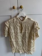 Shoeby Feestelijke Top Crème Goud/Zilver - Maat S, Kleding | Dames, Blouses en Tunieken, Overige kleuren, Ophalen of Verzenden